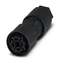 PHOENIX CONTACT 1424044 Circular Metric Connectors QPD P4X2,5 9-14 BK