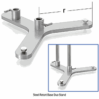 DaiHan US.2041 Stand steel duo for 2rods up to Ø16mm
