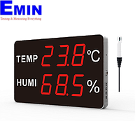 HUATO HE250A-EX-RJ45 LED display Thermometer Hygrometer (60 x 38.5 x 5 cm, Visual range: 60~70M, RJ45)