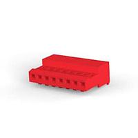 AMP Connectors - TE Connectivity 3-641237-8 Receptacle Housing RCPT 8P 22 AWG RED 30 AU