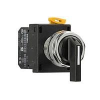 Eaton E22VL1 Selector Switches SEL SW LVR 3P 45 CRBZ SPR-RL C1 BK