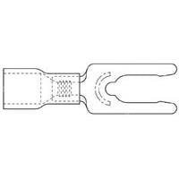 AMP Connectors - TE Connectivity 52717-1 Spade TERM SOLIS SPR SPD 12-10