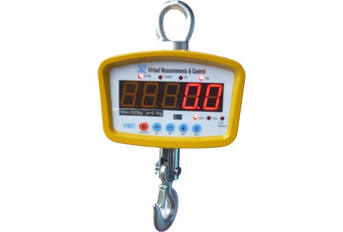 Industrial crane scale used for suspended load weighing