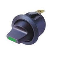 Shin Chin R13-112LP-02-BBG-N1 Rocker Switches SPST GRN ILUM RKR SW