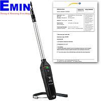PCE HWA 20BT-ICA Anemometer (0~30 m/s; -20~60 ° C; 0~100% RH; ISO Calibration Cert.)