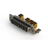 EDAC 630-9W4-640-5TB Mixed Contact D-Sub Connectors Right-angle Power Combo D-Sub Connector