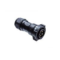 Amphenol LTW DD-14BFMA-QL8MN0 Standard Circular Connector X-Lok, Large Size, Plastic, 5A, 14 pins, Female Connector, Male Contact, Straight, Push Lock, Crimp, Field Installable without Pin, F10.0 - F12.0mm, IP68