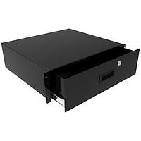 Hammond Manufacturing RDRW1900312LG1 Storage Drawer Lock Storage Drawer 2U x 12", Light Grey