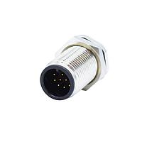 NorComp 859-012-103R004 Connectors IP67 Male M12 Panel Mount 12 Position Straight Solder Cup