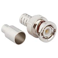 Amphenol RF 031-5557-RFX Connectors BNC Straight Crimp Plug RG-58 RG-141 Times LMR-195 50 Ohm