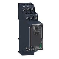 SCHNEIDER RE22R1ACMR Timing Relays TIMER, 24-240VAC/VDC IN, 8A SPDT OUT, ON DELAY
