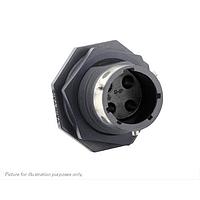 Eaton Souriau-Sunbank UTGX7124PSCR Receptacles Jam nut receptacle,without backshell, with 4 male screw contacts,  IP68/69K