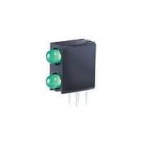 Kingbright W934FG/2GD LED Circuit Board Indicators 3mm BI-LEVEL R/A GRN