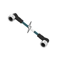 Molex 1201080082 Sensor Cables / Actuator Cables MIC 4P ULOCK 24AWG DE M/MP 90/90D 1M