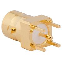 Amphenol RF 031-70250 PCB Connectors MINI BNC PCB JACK 75ohm GOLD PLATED