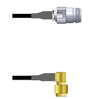 Amphenol Custom Cable Q-200340003008i RF Cable Assemblies N-SJ/SMA-RP G174 8I