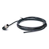 Amphenol LTW M12A-04BMMM-SR8B02 Sensor Cables / Actuator Cables M12 Circular Metric Connector, A Code, Metal, 4A, 04 pins, Male Connector, Male Contact, Right Angle, Screw Thread, Overmolded, Length 2000mm, IP68 / IP69K
