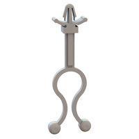 Essentra Components 23EZS0450N0625 Twist Tie Mounts Standoff Twist Lock, .450 Hold Dia, .615 Spacer