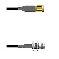 Amphenol Custom Cable Q-3D04K0008144i RF Cable Assemblies SMA-SP/TNC-SJ RG58 144I