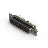 EDAC 628-21W1224-3TA Mixed Contact D-Sub Connectors Vertical Combo Dsub