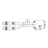 Molex 1200980150 Sensor Cables / Actuator Cables MIC 5P M/MP TO HORIZ DSUB 1M S