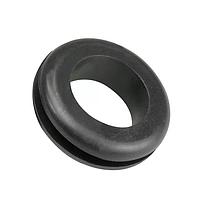 Essentra Components 498050 Open Hole PVC Grommet, Black, 15 mm Hole, 2mm Panel Thk