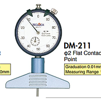 TECLOCK DM-211 Dial Depth Gauge (10mm/0.01mm)