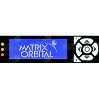 Matrix Orbital BGK19264A-BK-USB-WB LCD Graphic Displays 192x64 Wht Txt Wht B/G IR window REV 2