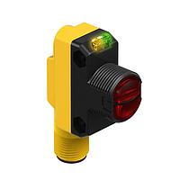 Banner Engineering QS18VN6CV20Q5 Photoelectric Sensors WORLD-BEAM QS18 Series: Adjustable Convergent; Focal Point: 20 mm; Input: 10-30 V dc; Output: Complementary Solid-State NPN; 150 mm (6 in) M12 Pigtail QD