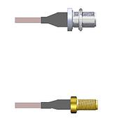 Amphenol Custom Cable Q-1U02V0005010i RF Cable Assemblies N-SJB/SMA-SJ G316 10I