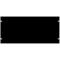 Hammond Manufacturing PBPA19008BK2 Panels Aluminum Panel 8.75", Black
