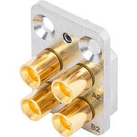 Amphenol SV Microwave SF1132-6037 RF Adapters - Between Series SMPM Motherboard VITA 67.1 Connector