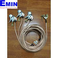 VIỆT NAM Bộ dây tiếp địa 110kv có kẹp Ground wire set with clamp