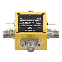 FairviewMicrowave FMSW2022, 2.92mm PIN Diode Switch SPDT (50 Ohm, 2GHz - 40 GHz, +27 dBm, 2.92mm Female)