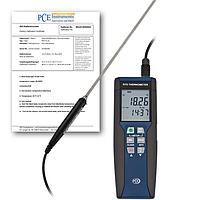 PCE HPT 1-ICA Digital Thermometer (-100~400°C; 0,01°C; ISO Calibration Cert.)