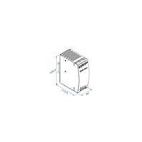 Altech PSW-12024 DIN Rail Power Supplies 5A 24VDC 120W