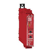 SCHNEIDER XPSUAK12AC Safety Controllers Safety module, Harmony Safety Automation, Cat.4, features XPSUAF + PNP/NPN, safety mat, 24v AC/DC, spring