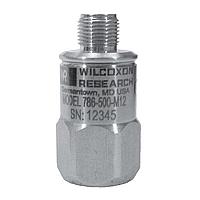 Amphenol Wilcoxon 786-500-M12-IS Acceleration Sensor Modules Top exit, high sensitivity, low frequency sensor, 500 mV/g, +/-5% sensitivity tolerance, M12 connector, M6 stud, Class I Div 1 certified intrinsically safe