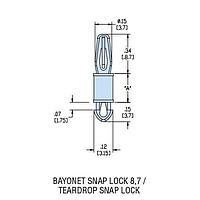 Heyco 10192F PCB Support HTLSP-04 V-0 NATURAL