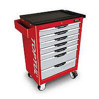 TOPTUL TCAC0702 - 7-Drawer Mobile Tool Trolley - PRO-LINE SERIES - RED