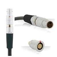 Eaton Souriau-Sunbank JBXSCFD1G10MSS1 Circular Push Pull Connectors JBX M Plug-DB9 M Plug 28 AWG 10FT