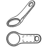 Maxim Integrated DS9093N+ Key Ring Mount iButton Key Ring Mounts