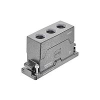HARTING 19405240431 Hoods 24B HPR Compact Hood, HC (wide), Screw Locking, Top Entry, 3xM32
