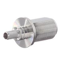 Amphenol Times Microwave Systems EZ-240-NF-BH-X Connectors N-female (jack) bulkhead crimp connector, non-solder pin, no braid trim