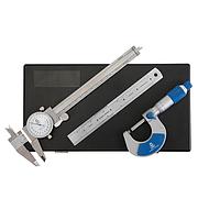 MOORE & WRIGHT MW200-SET2 Micrometer, Dial Caliper and Engineers' Rule Set