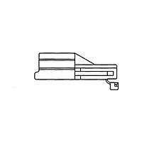 Yazaki 71227624 Housings CONN 2P SP NATURAL