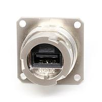 Amphenol CONEC 17-200781 USB Type A Connectors USB 2.0 TYPE A ADPTR RECEPTACLE -FLANGE