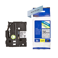 BROTHER TZE-M961 Labelling Tape Cassette (black on matte silver)