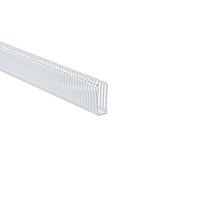HellermannTyton 184-13003 High Density Slotted Wall Wiring Duct High Density Slotted Wall Wiring Duct, 1" x 3", Adhesive, PVC, White, 120ft/Carton
