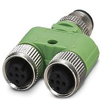 PHOENIX CONTACT 1683455 Y-Adapter M12 Y 3+PE PLG-RECPS